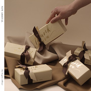 2022创意欧式喜糖盒ins风结婚伴手礼礼盒糖果包装纸盒