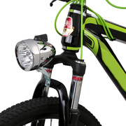 复古自行车灯装饰前灯骑行装备，夜骑休闲车前灯7led装电池单车大灯