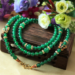 水晶泰国绿玛瑙时尚风饰品佛牌链