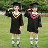 儿童博士服幼儿园毕业照，服装中小学生毕业演出礼服，夏季套装学士服