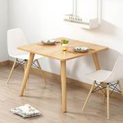 餐桌家用小户型方桌简易出租屋，吃饭桌饭桌实木餐桌椅组合多人桌子