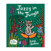 英文原版 Jazzy in the Jungle 森林里的爵士声 小鼠波波同作者Lucy Cousins 儿童自然绘本 精装纸板书 英文版 进口英语原版书籍