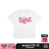 4.19 20 00#95折#粉红蘑菇 bratz纯色潮牌短袖T恤女春夏