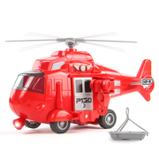 耐摔大号儿童飞机玩具仿真直升飞机模型回力惯性男孩宝宝玩具车