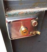 防盗门锁外装门锁木门锁超b级防锡纸铁，门锁叶片匙超c级大门锁