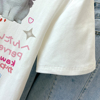 可爱猫咪兔子图案短袖字母印花甜美设计纯棉夏季T恤修身辣妹上衣