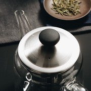 雅风纯手工玻璃茶壶耐高温加厚烧水壶电陶炉泡茶壶不锈钢家用茶壶