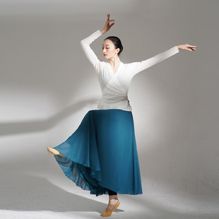 朝鲜舞表演服民族舞现代舞蹈绑带上衣艺考成人演出服少数民族考级