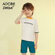 爱多尔2023男童泳衣，分体儿童防晒时尚，游泳衣中大童男孩户外