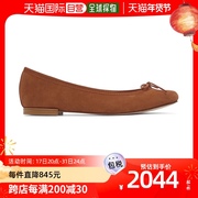 香港直邮潮奢 Repetto 女士棕色 Cendrillon 芭蕾鞋