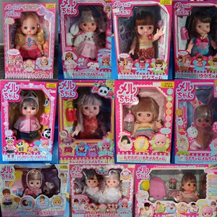 日本咪露娃娃女孩，仿真过家家玩具换装妹妹小公主配件眨眼生日礼物