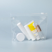 透明化妆品包大容量便携疫情防疫包防水拉链收纳袋定制印logo磨砂