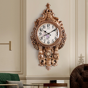 高档豪华欧式挂钟客厅个性创意，时尚表家用时钟，静音大气钟表现代装
