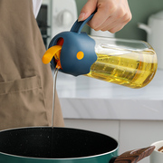 自动开合玻璃油壶不漏油厨房家用防漏油瓶油罐香油酱油醋壶调料盒
