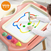 儿童画板家用涂色磁性写字板1一2岁宝宝3磁力4涂鸦画画玩具可消除