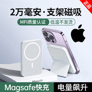 磁吸无线充电宝magsafe适用苹果13promax超薄iphone14充电器专用12便携20000毫安快充11超大容量手机移动电源