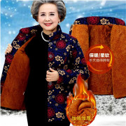 中老年妈妈装棉衣60-70岁加厚加绒奶奶装棉服，外套老年女冬装外套