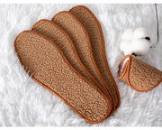 羊驼绒加厚加绒棉鞋垫男女士，冬季防寒舒适保暖防臭透气运动鞋垫