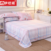 床单单件纯棉单人双人被单1.5m1.8米床学生宿舍寝室床单全棉布