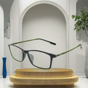 诺尼卡防蓝光眼镜，防辐射眼镜电脑护目镜男平光无度数眼镜框陆
