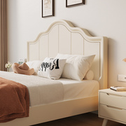 美式实木床约白色2米x2，米大床主卧双人，1.5米公主床女孩卧室