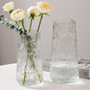 欧式简约玻璃花瓶，透明网红水培鲜花百合，玫瑰插花瓶客厅摆件装饰