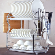 架碗收纳架厨房置物架碗柜，餐具晾放碗盘，架子洗碗池水槽碗筷沥水架