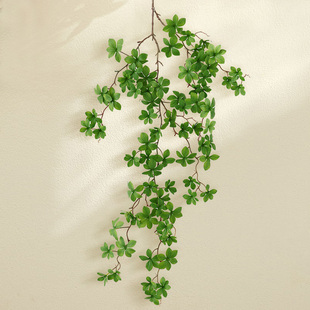 仿真绿植假树叶日本吊钟植物，塑料假花藤条仿真花客厅管道遮挡装饰