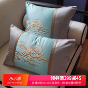 新中式沙发靠垫抱枕靠枕禅意中国风靠背套靠包轻奢红木沙发靠垫套