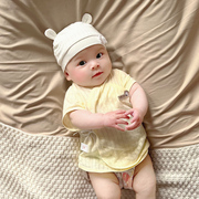 半背衣初生婴儿夏0-3月无骨纯棉a类新生儿衣服，薄款和尚服上衣宝宝