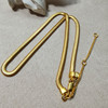 欧美大牌蛇骨项链极简素链，项圈镀金时尚，气质螺纹编织个性锁骨链女