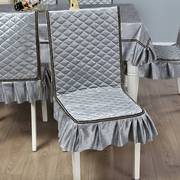 椅子套罩家用连体椅子套餐椅垫，桌布套装通用餐桌，椅套椅坐垫凳子套