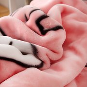 儿童婴儿毛毯双层加厚宝宝盖毯幼儿园小被子秋冬季加大珊瑚绒毯子