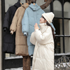 茉语家2023冬装棉衣中长款棉袄，今年流行的外套加厚棉服女