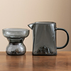 公道杯玻璃加厚高档分茶器，茶海泡茶具配件，茶漏高颜值耐热过滤套装
