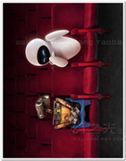 机器人总动员瓦力动画电影，海报艺术电影装饰画原版授权