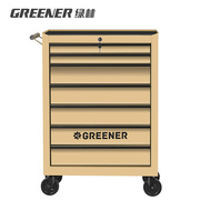 GREENER小推车工业风咖啡画材置物移动工具文件收纳抽屉柜子家用