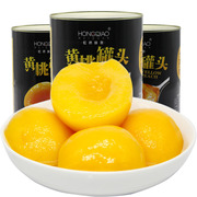 砀山黄桃罐头3公斤新鲜水果罐头商用桃块桃丁烘培专用3kg餐饮罐头