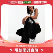 香港直邮潮奢 Karl Kani 女士 徽标工装裤子(黑色)