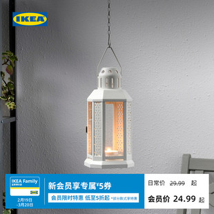 圣诞系列IKEA宜家恩鲁姆吊挂烛台灯阔形蜡烛灯罩氛围灯罩