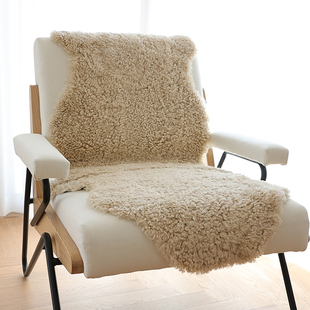 卷花羊毛地毯纯羊皮沙发垫客厅卧室床边垫飘窗垫榻榻米垫椅垫搭毯
