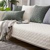 外贸纯色四季全棉水洗棉沙发垫，布艺简约现代实木，纯棉夏季沙发坐垫