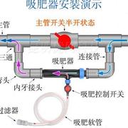 一体设备肥自动水喷灌灌溉吸加肥施肥器文丘里注肥肥微喷滴灌器