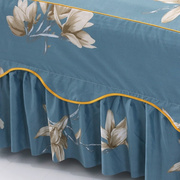 床裙式四件套1.5米1.8m床罩床笠款纯棉1.2米三件套防滑床单公主风
