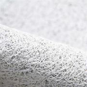 白色丝圈拉丝原料PVC卷材整卷喷丝白坯塑料地垫原料打印图案地毯