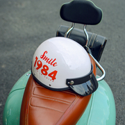 3c复古电动车头盔夏季电瓶车安全帽男女通用电车半盔个性时尚防晒