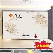 电视机背景墙壁纸客厅装饰壁画现代简约8d立体影视，墙布大气款2021