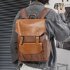 韩版男士双肩包潮流(包潮流，)欧美风书包中学，百搭大容量旅行背包电脑包