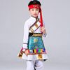 高档儿童蒙古族舞蹈服装，男孩男童藏族衣服少数民族服饰，元旦演出表