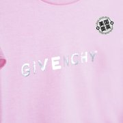 givenchy粉色徽标 T 恤 - 粉色 美国奥莱直发